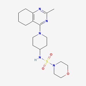 molecular formula C18H29N5O3S B2805901 N-(1-(2-methyl-5,6,7,8-tetrahydroquinazolin-4-yl)piperidin-4-yl)morpholine-4-sulfonamide CAS No. 2034444-14-7