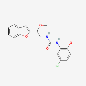 1-(2-(Benzofuran-2-yl)-2-methoxyethyl)-3-(5-chloro-2-methoxyphenyl)urea