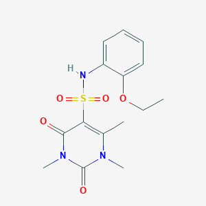 N-(2-ethoxyphenyl)-1,3,4-trimethyl-2,6-dioxopyrimidine-5-sulfonamide