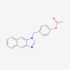 4-(1H-naphtho[2,3-d]imidazol-1-ylmethyl)phenyl acetate