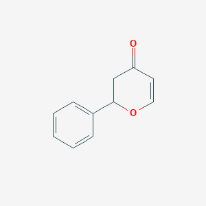 B2806008 2-Phenyl-2H-pyran-4(3H)-one CAS No. 40989-96-6