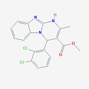 Methyl 4-(2,3-dichlorophenyl)-2-methyl-1,4-dihydropyrimido[1,2-a]benzimidazole-3-carboxylate