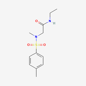 Sarcosine amide, N2-tosyl-N-ethyl-