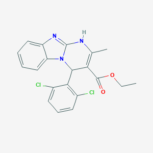 Ethyl 4-(2,6-dichlorophenyl)-2-methyl-1,4-dihydropyrimido[1,2-a]benzimidazole-3-carboxylate