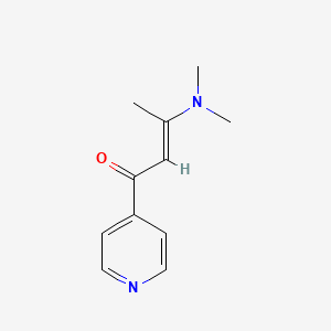 molecular formula C11H14N2O B2806050 (E)-3-(二甲胺基)-1-吡啶-4-基丁-2-烯-1-酮 CAS No. 96604-89-6