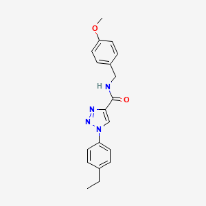 1-(4-ethylphenyl)-N-(4-methoxybenzyl)-1H-1,2,3-triazole-4-carboxamide