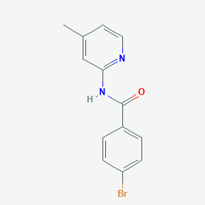 molecular formula C13H11BrN2O B2806065 4-bromo-N-(4-methylpyridin-2-yl)benzamide CAS No. 33115-66-1