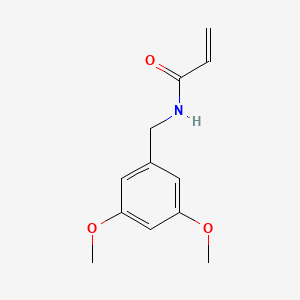 molecular formula C12H15NO3 B2806066 N-[(3,5-dimethoxyphenyl)methyl]prop-2-enamide CAS No. 2459725-83-6