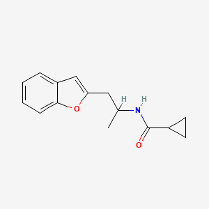 N-(1-(benzofuran-2-yl)propan-2-yl)cyclopropanecarboxamide