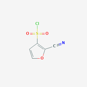 2-Cyanofuran-3-sulfonyl chloride