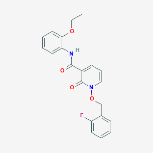 N-(2-ethoxyphenyl)-1-[(2-fluorophenyl)methoxy]-2-oxopyridine-3-carboxamide