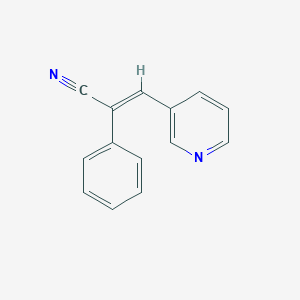 molecular formula C14H10N2 B280616 2-Phenyl-3-(3-pyridinyl)acrylonitrile 