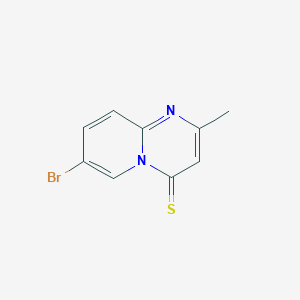 molecular formula C9H7BrN2S B2806167 7-溴-2-甲基-4H-吡啶并[1,2-a]嘧啶-4-硫酮 CAS No. 900135-52-6