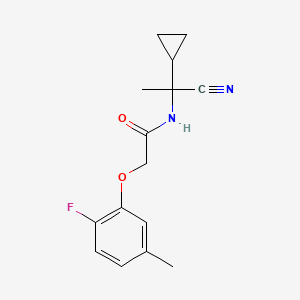 N-(1-Cyano-1-cyclopropylethyl)-2-(2-fluoro-5-methylphenoxy)acetamide