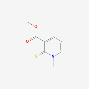 molecular formula C8H9NO2S B2806216 Methyl 1-methyl-2-thioxo-1,2-dihydro-3-pyridinecarboxylate CAS No. 86051-22-1