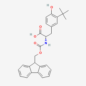 molecular formula C28H29NO5 B2806218 Fmoc-L-酪氨酸(3-tbu)-羟基 CAS No. 220808-32-2