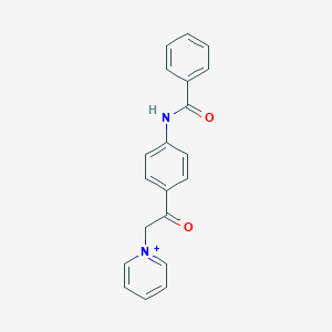 1-{2-[4-(Benzoylamino)phenyl]-2-oxoethyl}pyridinium