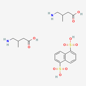 molecular formula C20H30N2O10S2 B2806224 3-Methyl-GABA CAS No. 1216629-00-3; 71424-95-8