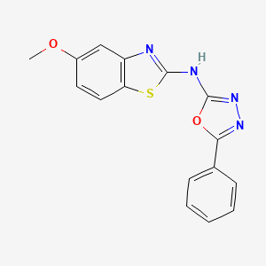 N-(5-methoxybenzo[d]thiazol-2-yl)-5-phenyl-1,3,4-oxadiazol-2-amine
