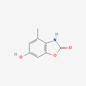 molecular formula C8H7NO3 B2806240 6-hydroxy-4-methylbenzo[d]oxazol-2(3H)-one CAS No. 1231749-32-8