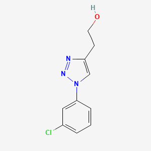 2-[1-(3-chlorophenyl)-1H-1,2,3-triazol-4-yl]ethan-1-ol