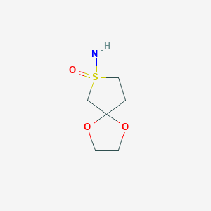 7-Imino-1,4-dioxa-7lambda6-thiaspiro[4.4]nonane 7-oxide