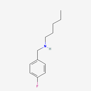[(4-Fluorophenyl)methyl](pentyl)amine