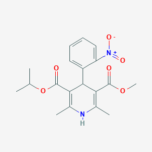 3-Isopropyl 5-methyl 4-{2-nitrophenyl}-2,6-dimethyl-1,4-dihydro-3,5-pyridinedicarboxylate