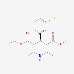 3-Ethyl 5-methyl 4-(3-chlorophenyl)-2,6-dimethyl-1,4-dihydro-3,5-pyridinedicarboxylate