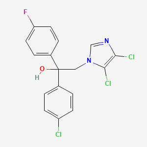 1-(4-chlorophenyl)-2-(4,5-dichloro-1H-imidazol-1-yl)-1-(4-fluorophenyl)-1-ethanol