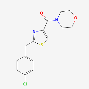 [2-(4-Chlorobenzyl)-1,3-thiazol-4-yl](morpholino)methanone