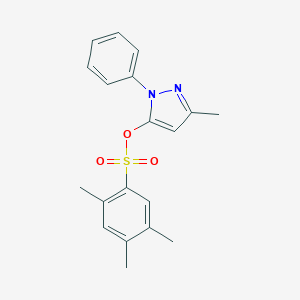 3-methyl-1-phenyl-1H-pyrazol-5-yl 2,4,5-trimethylbenzenesulfonate