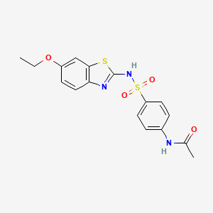 B2806355 N-[4-(6-Ethoxy-benzothiazol-2-ylsulfamoyl)-phenyl]-acetamide CAS No. 547696-48-0