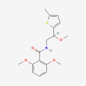 2,6-dimethoxy-N-(2-methoxy-2-(5-methylthiophen-2-yl)ethyl)benzamide