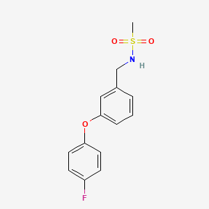N-(3-(4-fluorophenoxy)benzyl)methanesulfonamide
