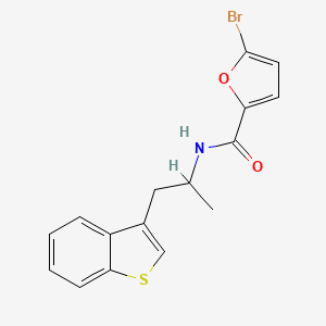 N-(1-(benzo[b]thiophen-3-yl)propan-2-yl)-5-bromofuran-2-carboxamide