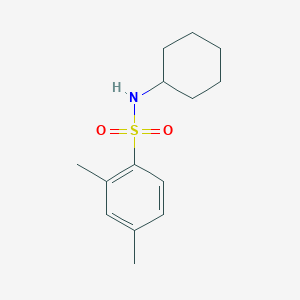molecular formula C14H21NO2S B280638 N-cyclohexyl-2,4-dimethylbenzenesulfonamide 