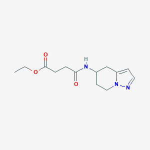Ethyl 4-oxo-4-((4,5,6,7-tetrahydropyrazolo[1,5-a]pyridin-5-yl)amino)butanoate