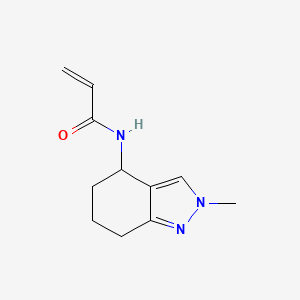 N-(2-Methyl-4,5,6,7-tetrahydroindazol-4-yl)prop-2-enamide