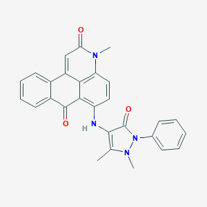 6-[(1,5-dimethyl-3-oxo-2-phenyl-2,3-dihydro-1H-pyrazol-4-yl)amino]-3-methyl-3H-naphtho[1,2,3-de]quinoline-2,7-dione