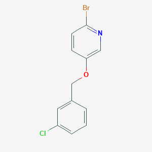 2-Bromo-5-[(3-chlorophenyl)methoxy]pyridine