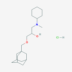 1-((3r,5r,7r)-Adamantan-1-ylmethoxy)-3-(cyclohexyl(methyl)amino)propan-2-ol hydrochloride