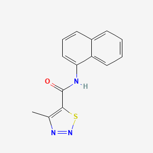 4-methyl-N-(naphthalen-1-yl)-1,2,3-thiadiazole-5-carboxamide