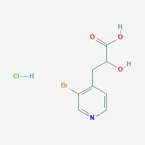 3-(3-Bromopyridin-4-yl)-2-hydroxypropanoic acid hydrochloride
