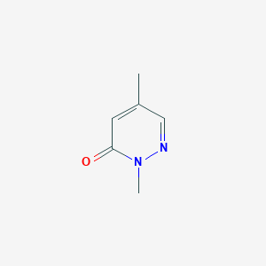 molecular formula C6H8N2O B2806485 2,5-Dimethyl-2,3-dihydropyridazin-3-one CAS No. 337956-28-2