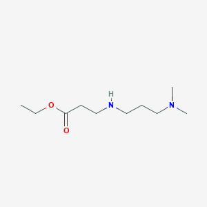 molecular formula C10H22N2O2 B2806507 乙酸-3-{[3-(二甲基氨基)丙基]氨基}丙酸酯 CAS No. 1099649-50-9