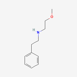 molecular formula C11H17NO B2806523 (2-Methoxyethyl)(2-phenylethyl)amine CAS No. 932005-72-6