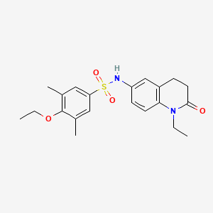 4-ethoxy-N-(1-ethyl-2-oxo-1,2,3,4-tetrahydroquinolin-6-yl)-3,5-dimethylbenzenesulfonamide