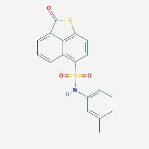 molecular formula C18H13NO3S2 B280656 N-(3-methylphenyl)-2-oxo-2H-naphtho[1,8-bc]thiophene-6-sulfonamide 