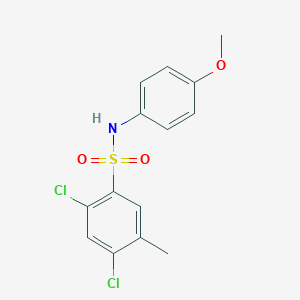 2,4-dichloro-N-(4-methoxyphenyl)-5-methylbenzenesulfonamide